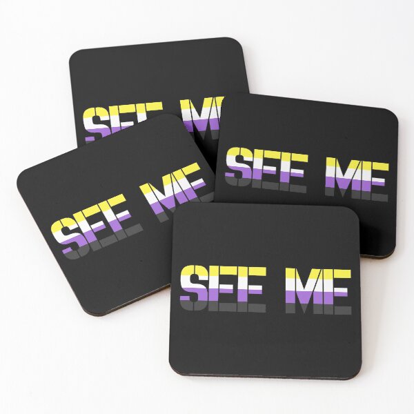 Item preview, See Me Nonbinary Pride Stripes designed and sold by punkauracrystal.