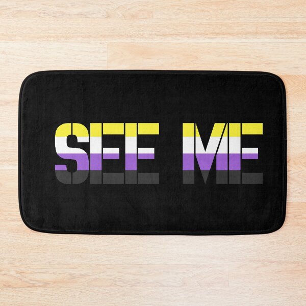 Item preview, See Me Nonbinary Pride Stripes designed and sold by punkauracrystal.