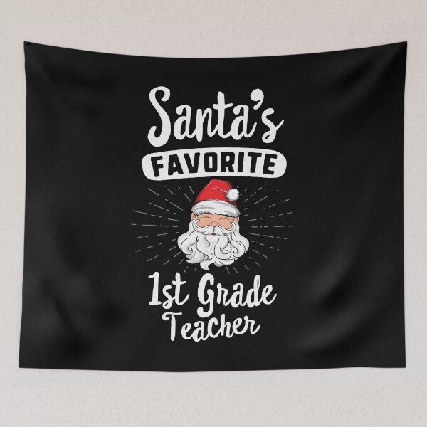 Item preview, Santa's Favorite 3rd Grade Teacher Christmas T-Shirt Gift designed and sold by 14thFloor.