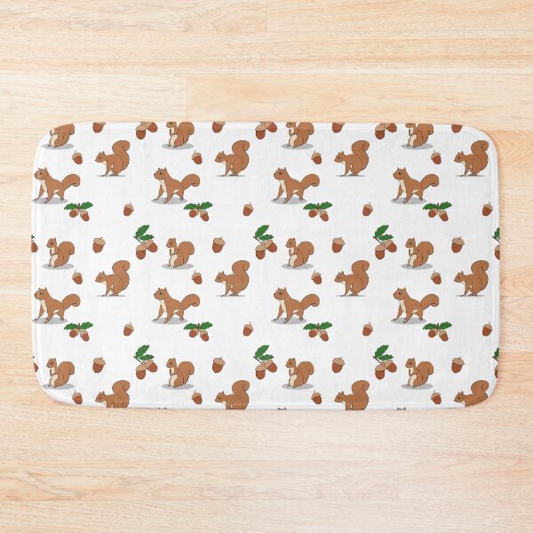 Item preview, Squirrel and Acorn Tile Design designed and sold by Blenderbeetle.