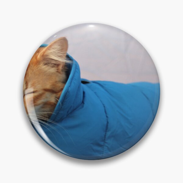 Item preview, Yosemite the cat in down jacket designed and sold by Zach Auerbach.