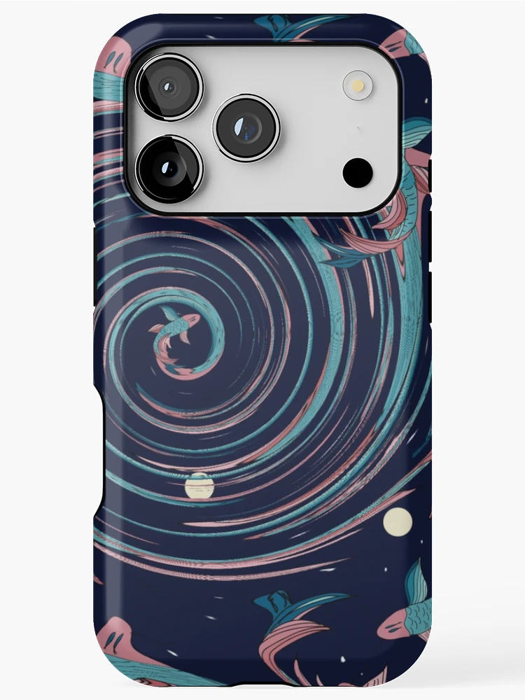 Thumbnail 1 of 4, iPhone Case, Psychedelic Fish designed and sold by Rococodesigns.