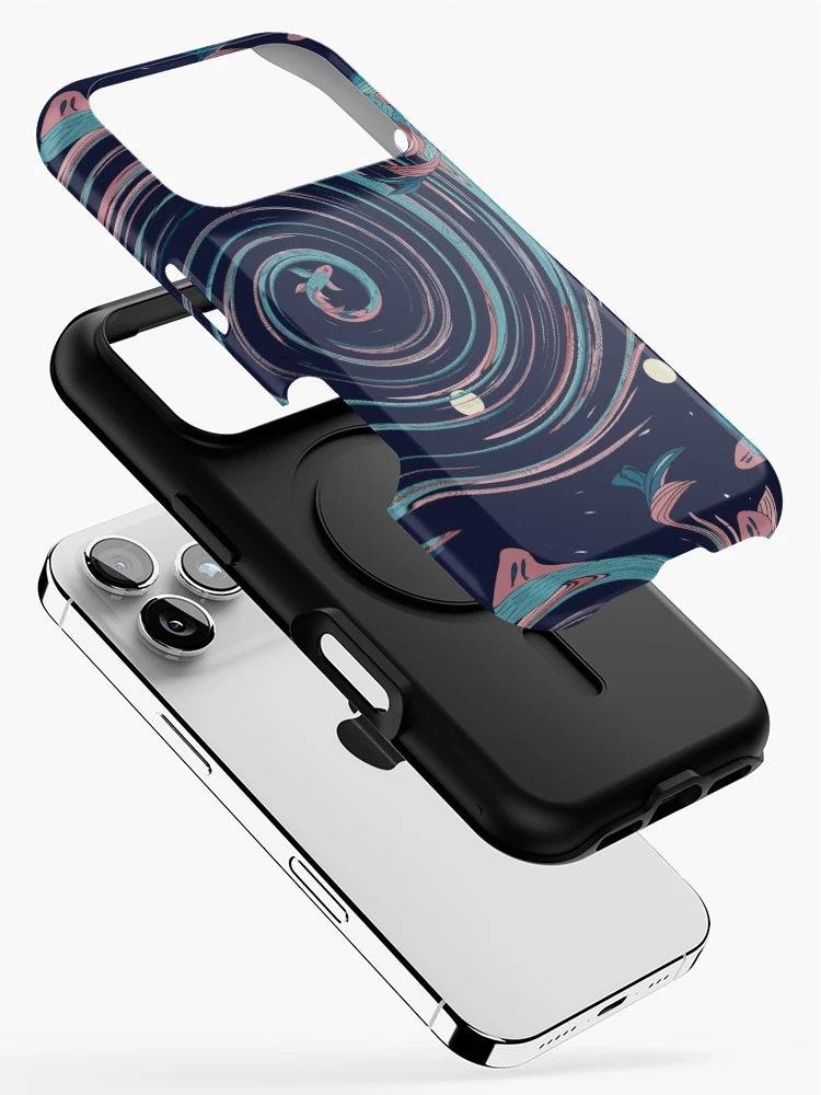 Thumbnail 2 of 4, iPhone Case, Psychedelic Fish designed and sold by Rococodesigns.
