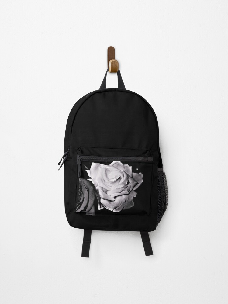 Thumbnail 1 of 3, Backpack, Monochrome Roses designed and sold by CJGrimes.