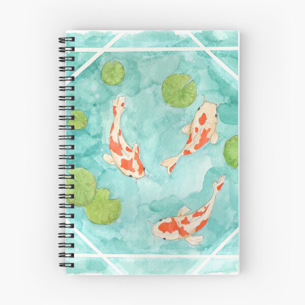 Item preview, Geometric Koi Watercolor designed and sold by CeceArt.