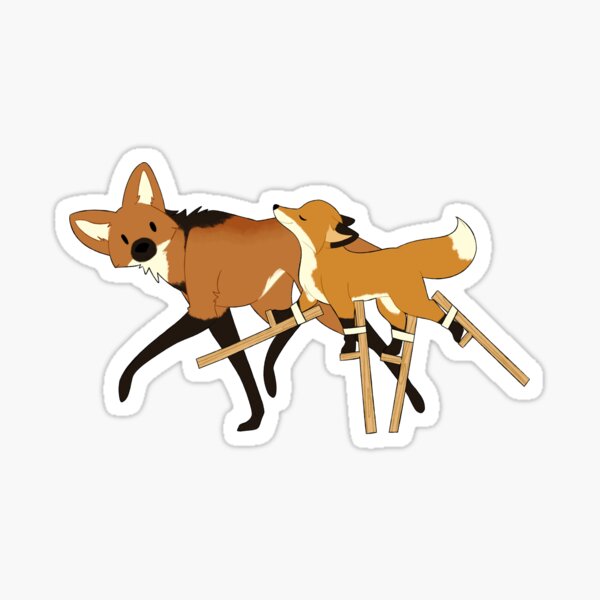Item preview, Stilts Fox designed and sold by Myne Nichol.