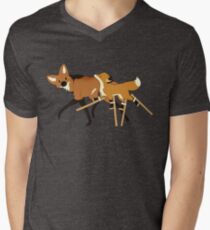 Stilts Fox Men's V-Neck T-Shirt