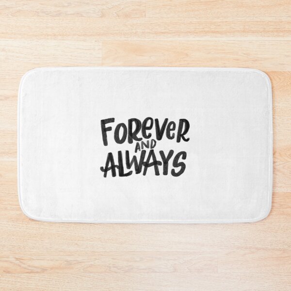 Item preview, Forever & Always | Love Quote designed and sold by smittenwritten.