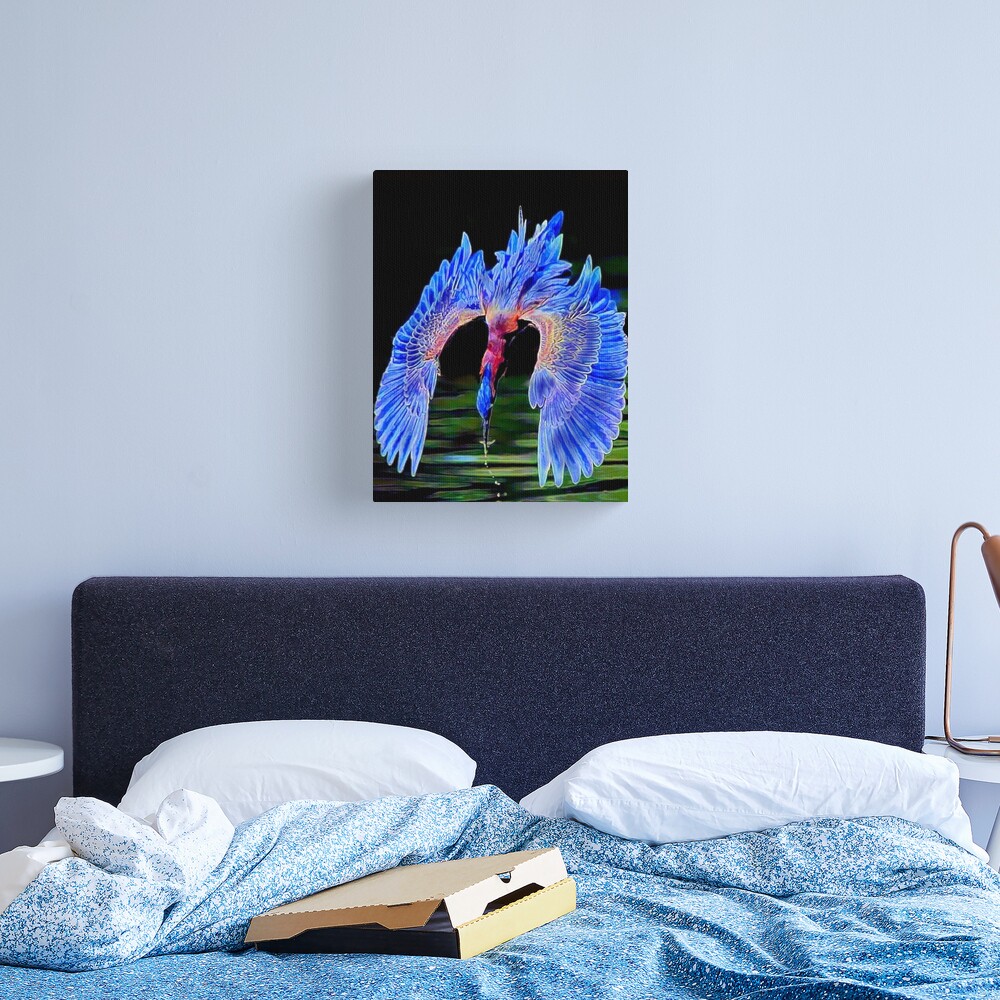 Diving Bird Canvas Print