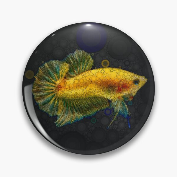 Item preview, Yellow Female Siamese Fighting Fish designed and sold by Heathermarie321.