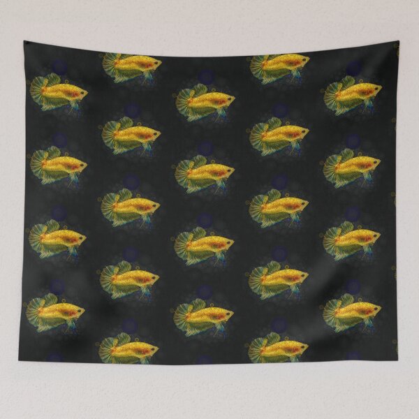 Item preview, Yellow Female Siamese Fighting Fish designed and sold by Heathermarie321.