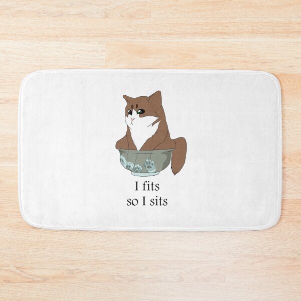 Item preview, I Fits So I Sits design designed and sold by Blenderbeetle.