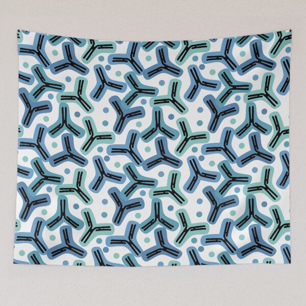 Item preview, Blue Antibodies 1  designed and sold by Hodgepodge Bricolage.