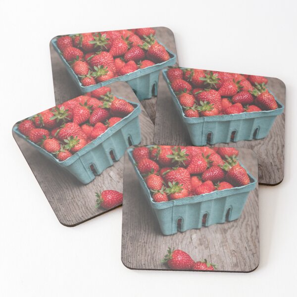 Item preview, Quart of Strawberries on Vintage Wood designed and sold by Leslie Banks.