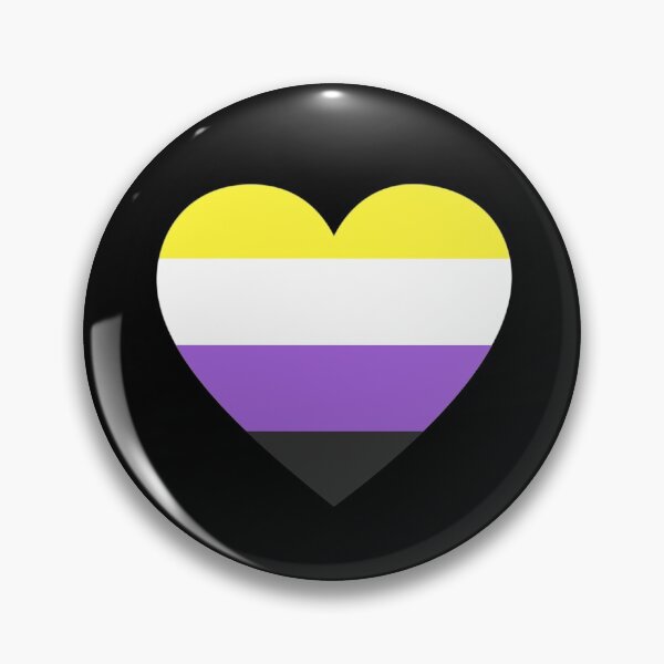 Item preview, Nonbinary Pride Heart designed and sold by punkauracrystal.