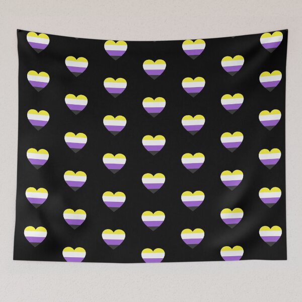 Item preview, Nonbinary Pride Heart designed and sold by punkauracrystal.