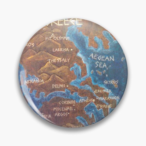 Item preview, Map of Ancient Greece designed and sold by brusling.
