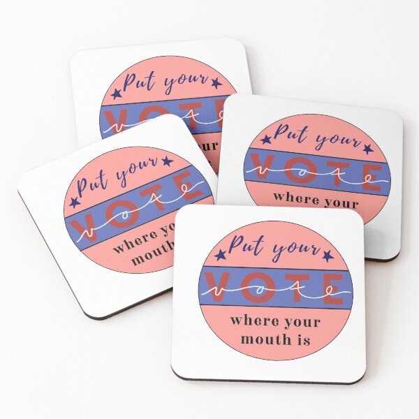 Item preview, Put Your Vote Where Your Mouth Is designed and sold by MakeChangeStick.
