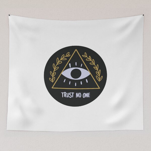 Item preview, trust no one - illuminati eye designed and sold by cameronbaba.