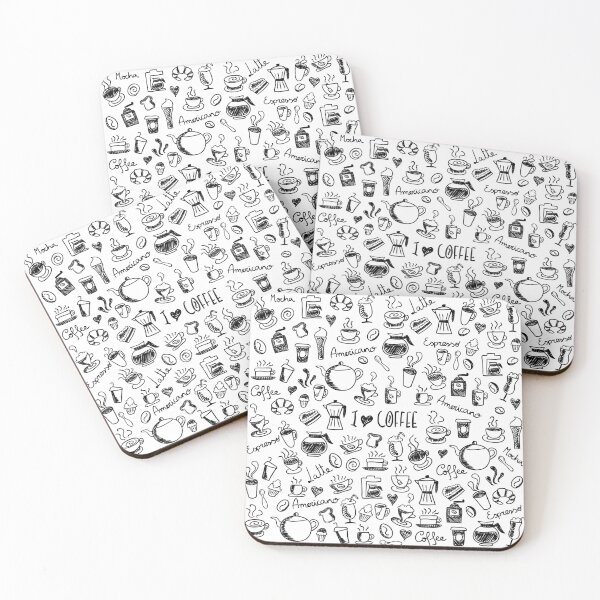 Item preview, I love Coffee Doodle designed and sold by edwardecho.