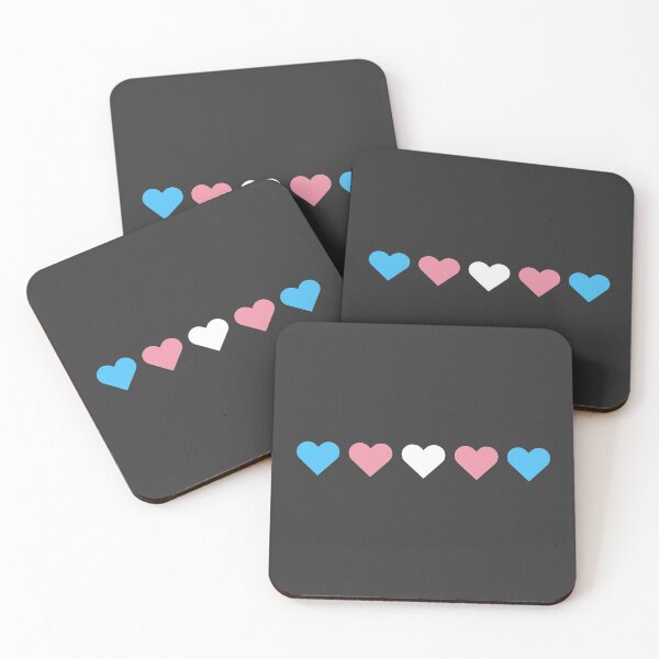 Item preview, Trans Flag Hearts designed and sold by sammi-ts.