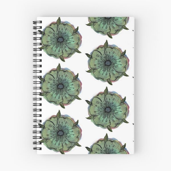 Item preview, Color Bleed Watercolor and Ink Flower Design  designed and sold by Bumblbeeart1.