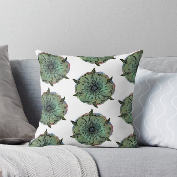 Item preview, Color Bleed Watercolor and Ink Flower Design  designed and sold by Bumblbeeart1.
