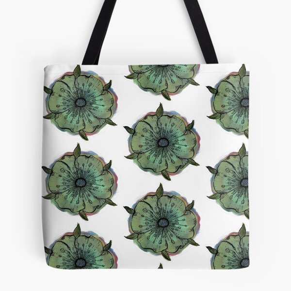 Item preview, Color Bleed Watercolor and Ink Flower Design  designed and sold by Bumblbeeart1.