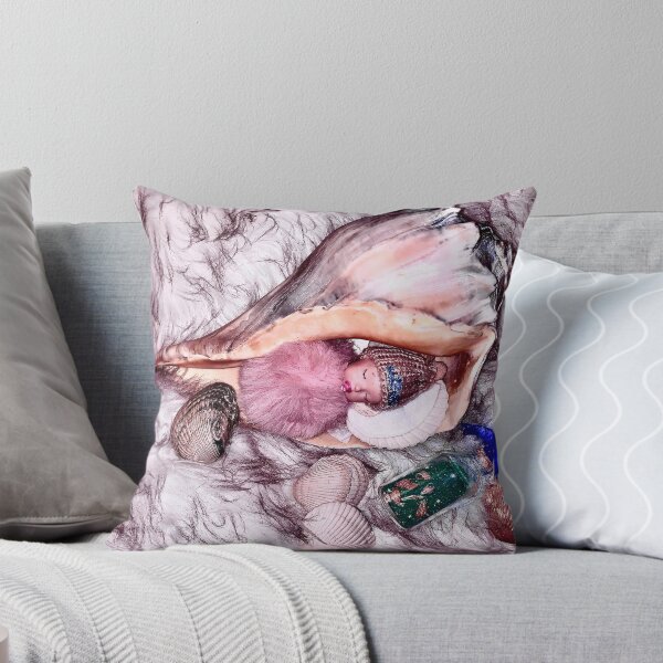 Item preview, Baby Sleeping on the shell Bed. designed and sold by sherpadesign21.
