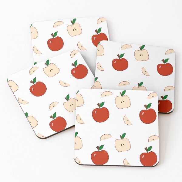 Item preview, Apple Tile Design - White Background designed and sold by Blenderbeetle.