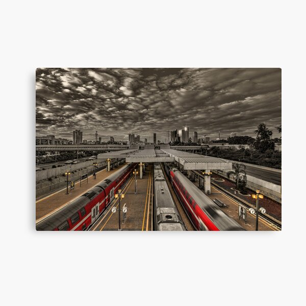 Tel Aviv central railway station Canvas Print