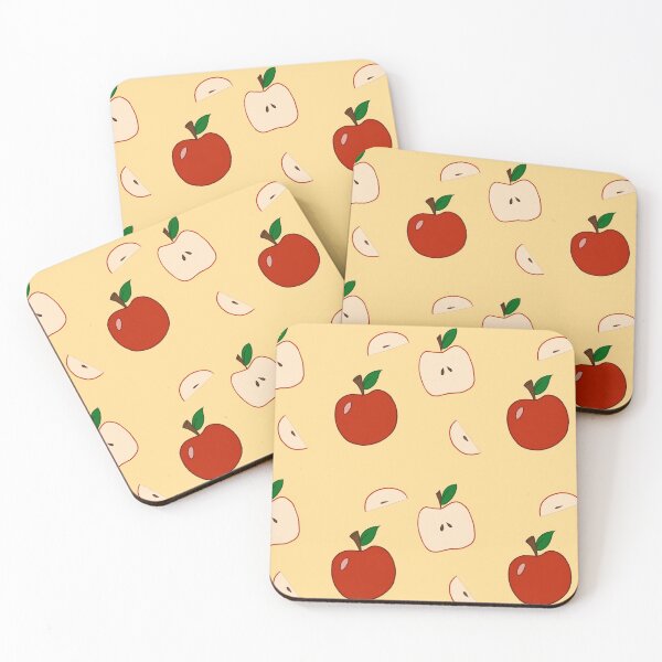 Item preview, Apple Tile Design - Orange Background designed and sold by Blenderbeetle.