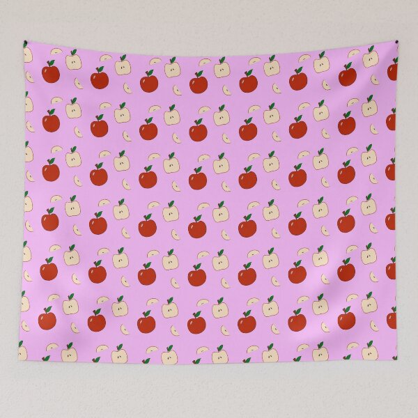 Item preview, Apple Tile Design - Purple Background designed and sold by Blenderbeetle.