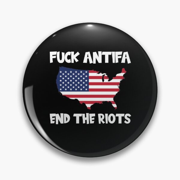 Item preview, Fuck Antifa End The Riots designed and sold by Merch By ika.