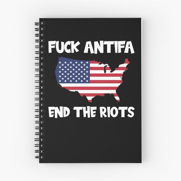 Item preview, Fuck Antifa End The Riots designed and sold by Merch By ika.