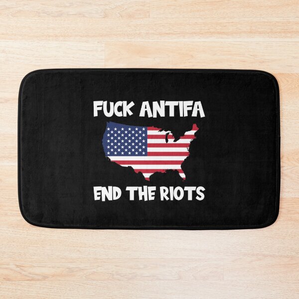 Item preview, Fuck Antifa End The Riots designed and sold by Merch By ika.
