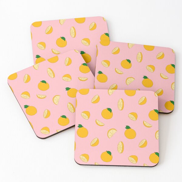 Item preview, Orange Tile Design - Pink Background designed and sold by Blenderbeetle.