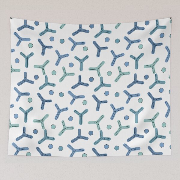 Item preview, Blue Antibodies 2 designed and sold by Hodgepodge Bricolage.
