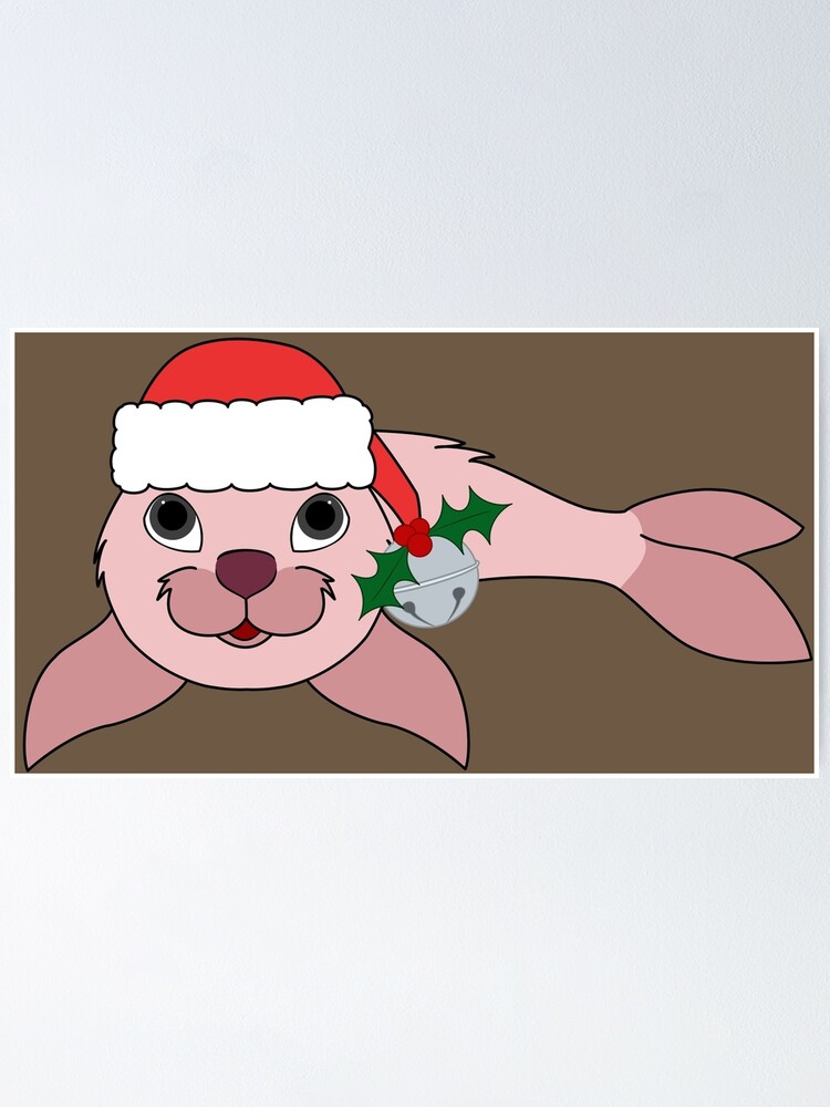 light pink santa hat