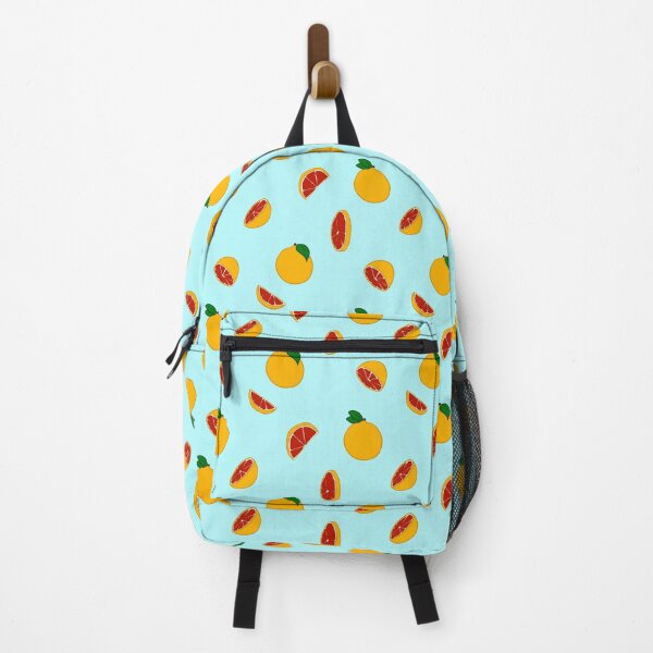 Item preview, Blood Orange Tile Design - Blue Background designed and sold by Blenderbeetle.