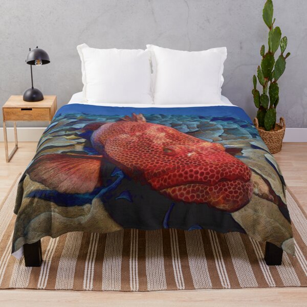 Item preview, Grouper Fish On Coral designed and sold by Heathermarie321.