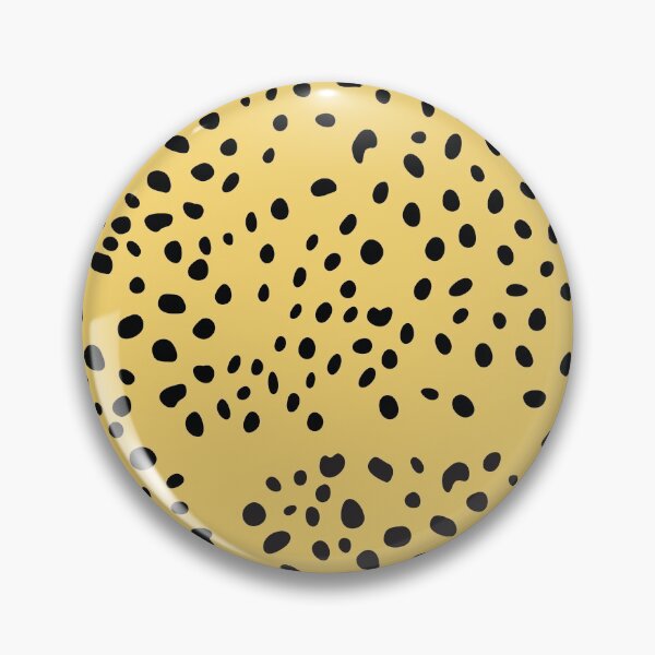 Item preview, Yellow and Black Spots Leopard Print Pattern designed and sold by sinceanna.