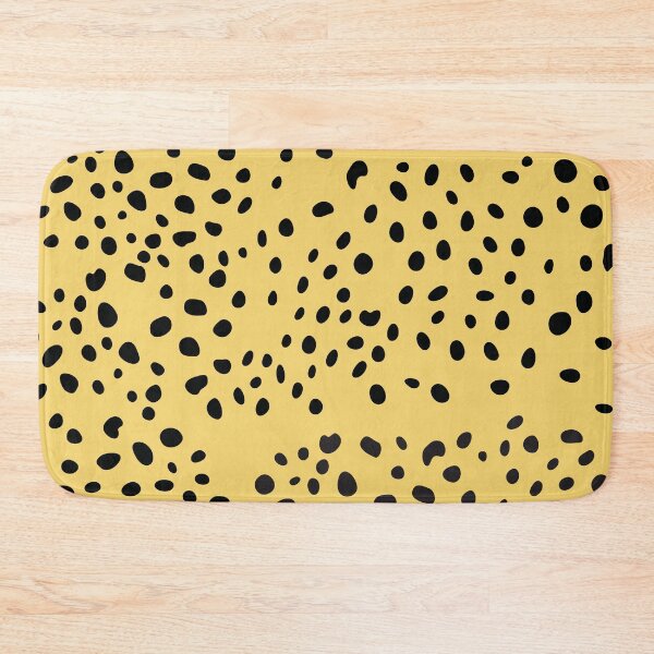 Item preview, Yellow and Black Spots Leopard Print Pattern designed and sold by sinceanna.