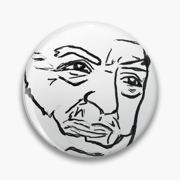 Item preview, St Padre Pio Digital Cartoon Sketch designed and sold by katherineliart.