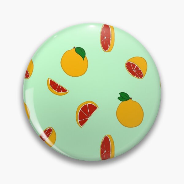 Item preview, Blood Orange Tile Design - Green Background designed and sold by Blenderbeetle.