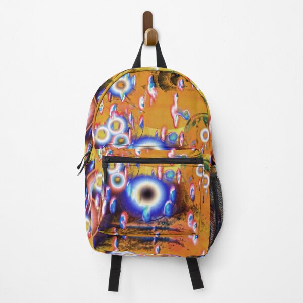 Item preview, Multicolored improbable fantastic spotted abstract background with eye shapes. designed and sold by IaroslavB.