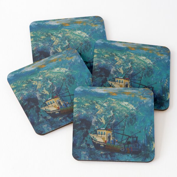 Item preview, Boat in Trouble designed and sold by lindahineart.
