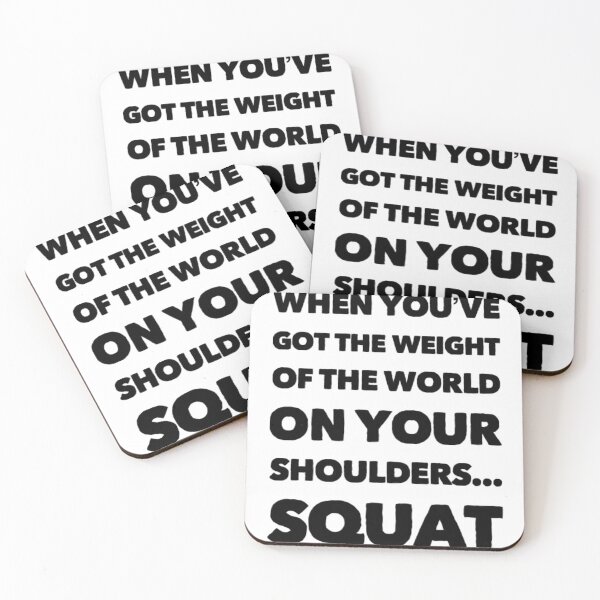 Item preview, Weight of the World? Squat It. designed and sold by cayasmj.