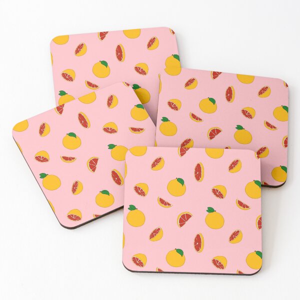 Item preview, Blood Orange Tile Design - Pink Background designed and sold by Blenderbeetle.