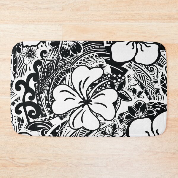 Item preview, Polynesian White Hibiscus designed and sold by sunnthreads.
